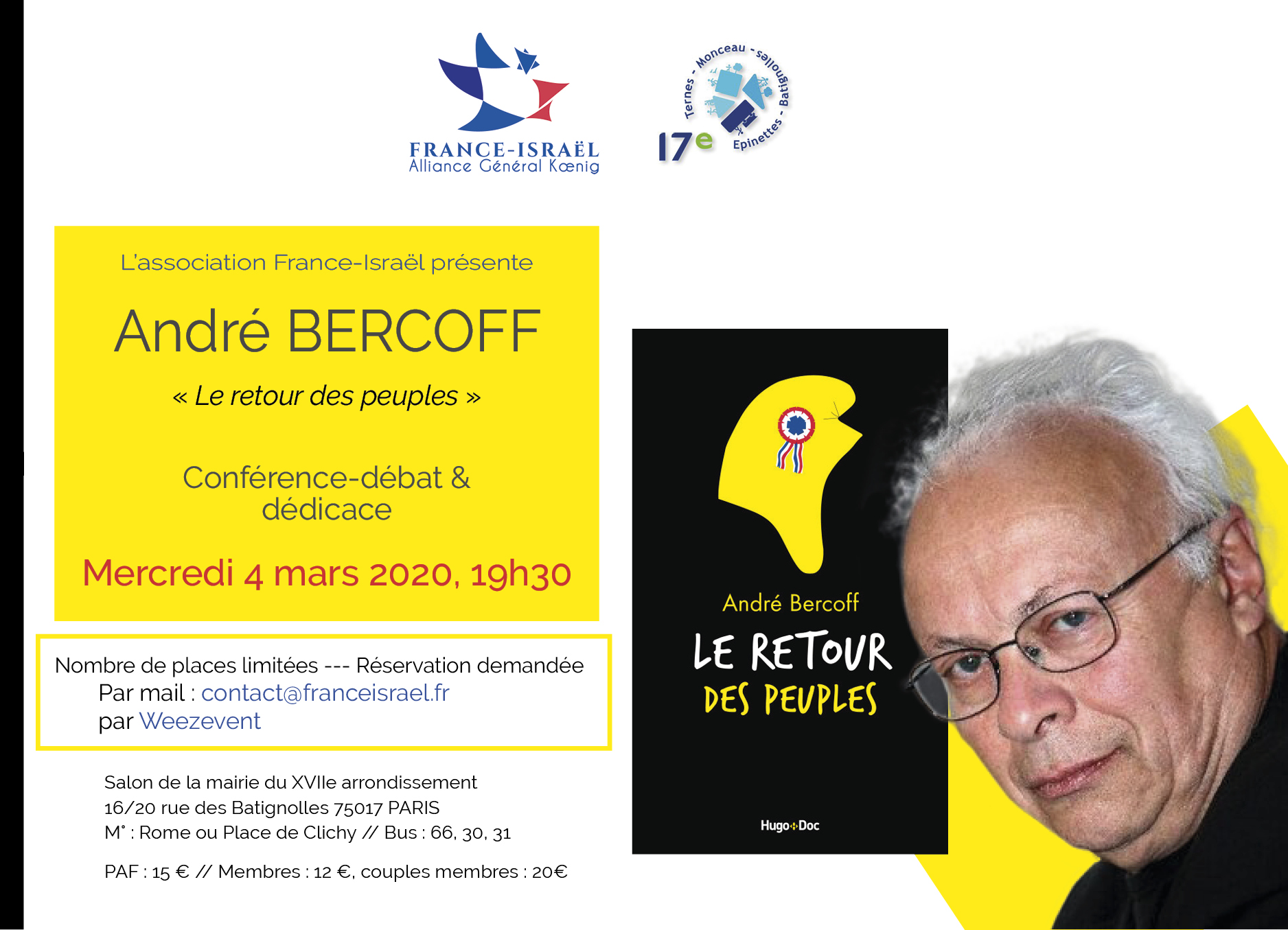 André Bercoff – Conférence-débat