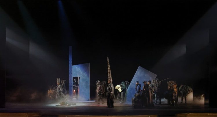Tableau final de l'opéra "Fando et Lis", composé par Benoît Menut, à Saint-Etienne (2018). © Cyrille Cauvet