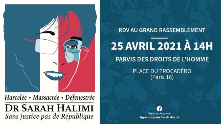 Pour Sarah Halimi, contre le déni de justice : manifestons dimanche 25 avril