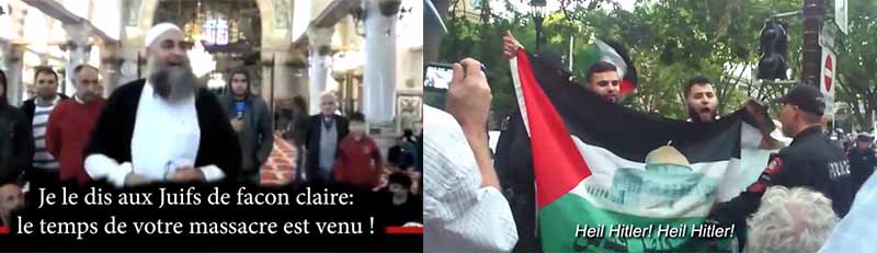 Images extraites de la vidéo de Pierre Rehov "Les origines de la cause palestinienne"