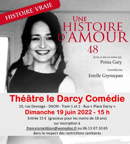 THÉÂTRE- Une histoire d’amour 48 // Dijon, 19 juin 2022