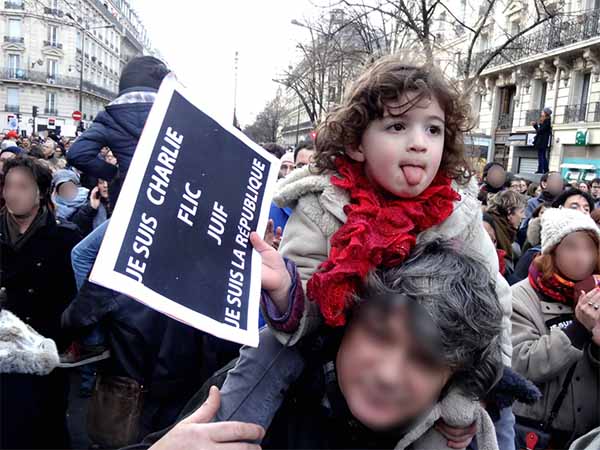 Manifestations à Paris contre les attentats de janvier 2015