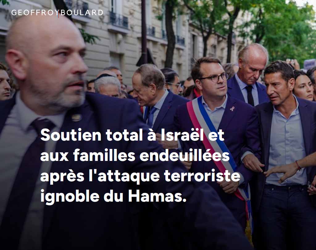Geoffroy Boulard, maire de Paris 17, mobilisé pour Israël // Interview
